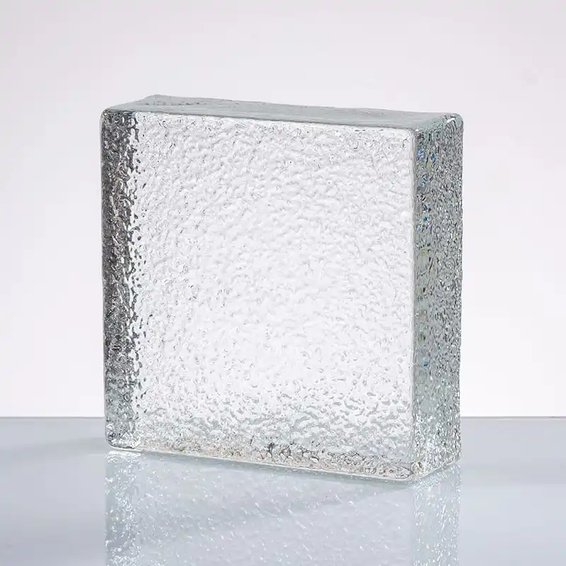 Solid Glass Blocks Customizable Hotel House Decorative Solid Square Crystal Glass Brick Designed Colorful Glass Block for Build