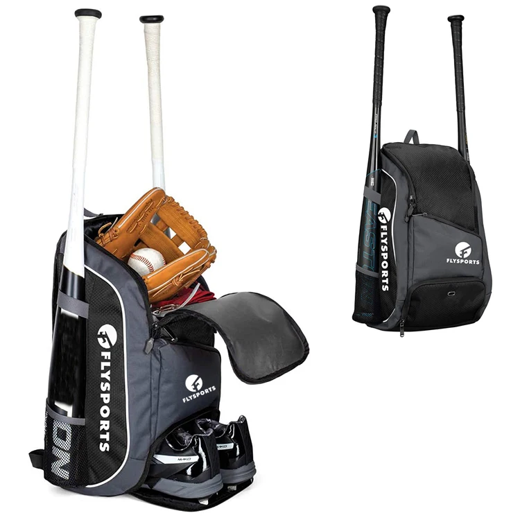 BSCI custom Youth and Adults Baseball Bag - Bat Backpack for Baseball, T-Ball & Softball Equipment & Gear, Bat & Glove Holder