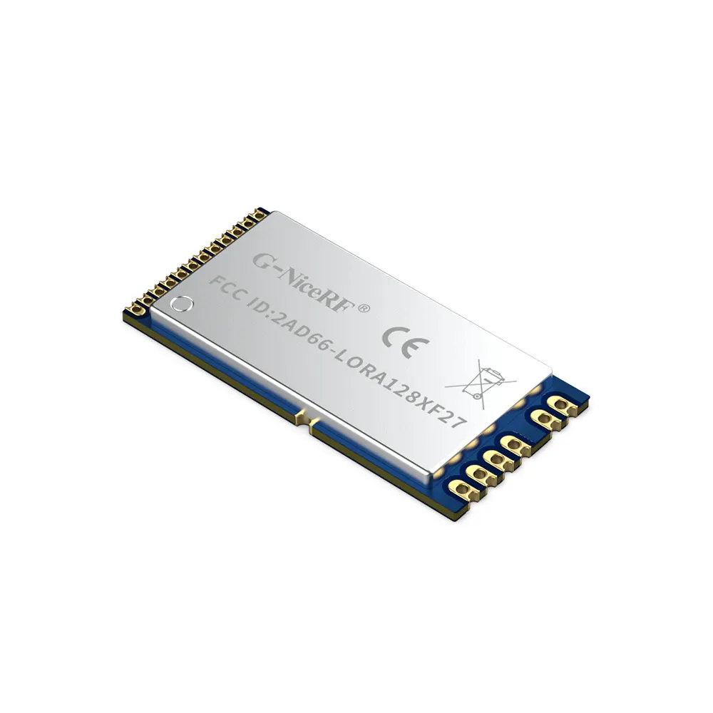 LoRa1281F27 FCC ID & CE-RED Certified 500MW SX1281 chip Long distance 2.4GHz lora rf transceiver