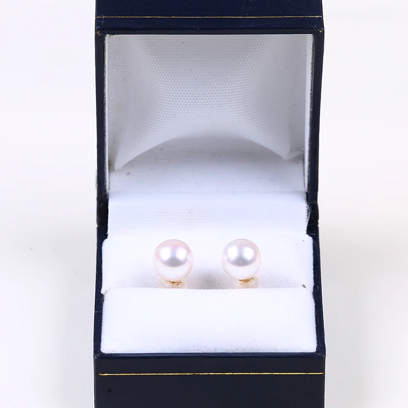 AAA 18K white south sea Akoya Pearl Earring