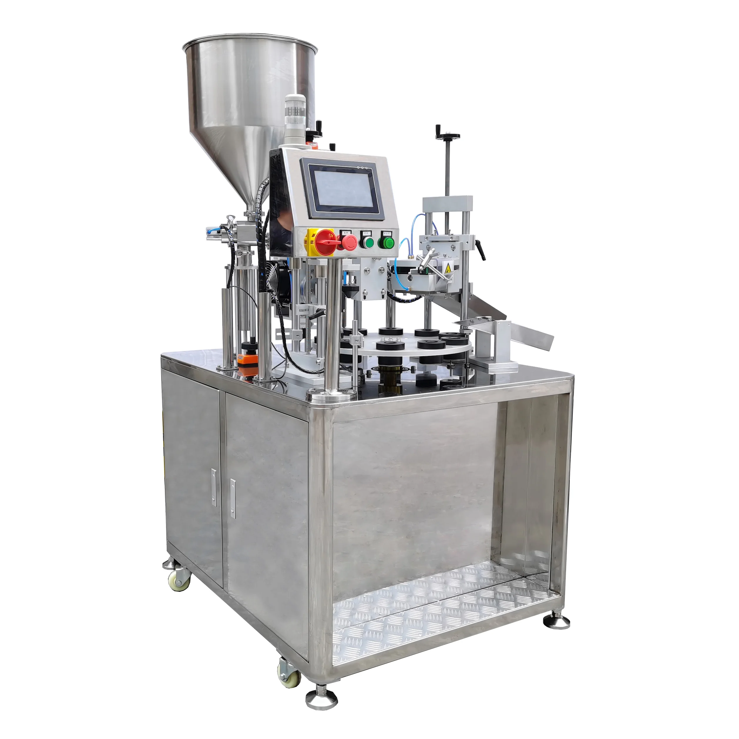 Cosmetic Cream Ointment Toothpaste Soft Plastic Laminated Tube Filling And Sealing Machine