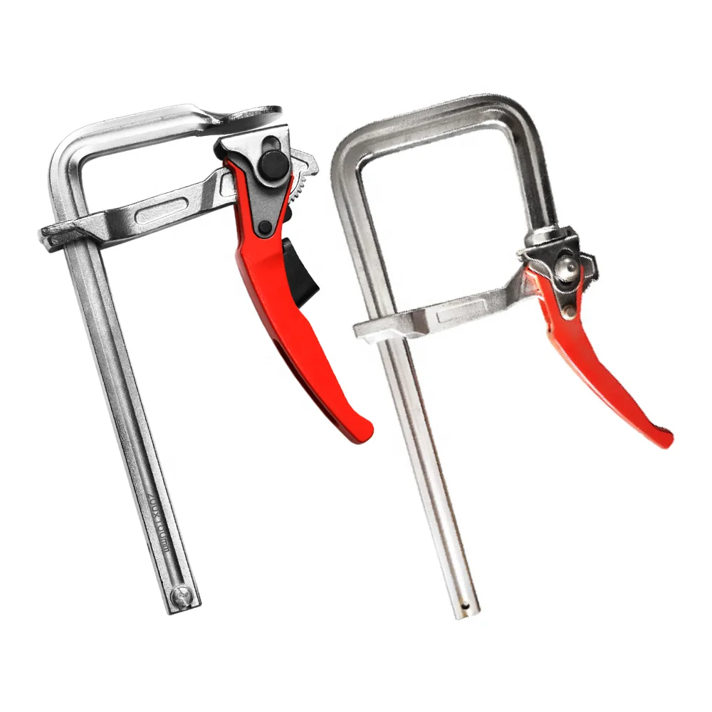 GT-CF203 Quick Release Ratcheting Table Clamp Forged Quick Guide Rail Clamp Quick Lever Clamp