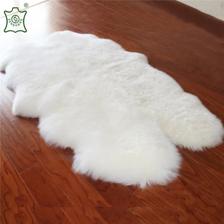China Factory Artificial lambskin/sheepskin wool fur rugs and carpets faux sheepskin rug