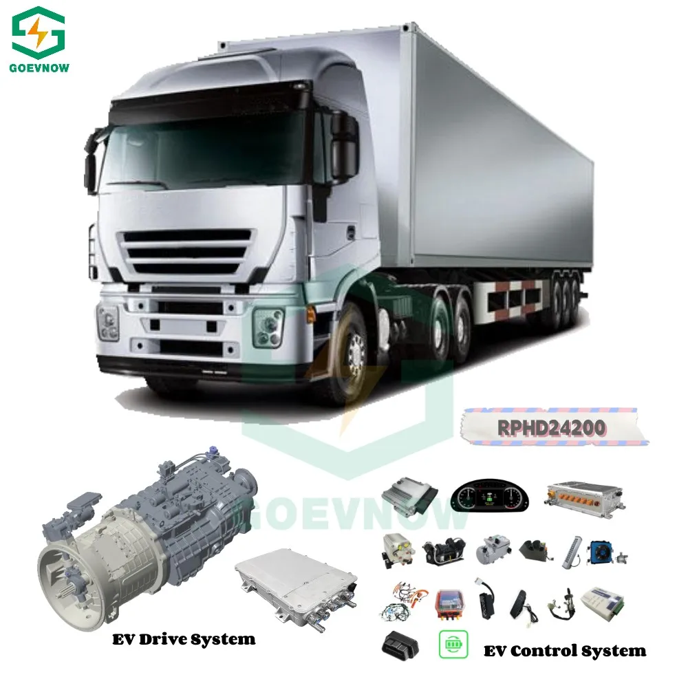 149Kw Hybrid heavy truck electric conversion kit RPHD24200 TM motor IP67 12 gear AMT complete kit Electric hybrid drive control
