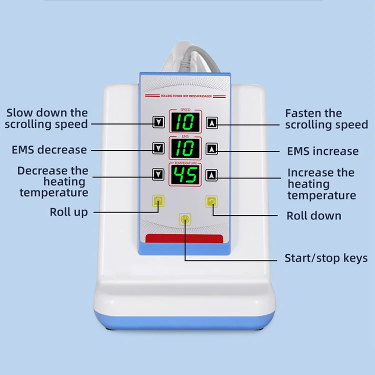 Lymphatic Drainage Vacuum Roller Massage Spinning Machine 5d Infrared Vacuum Inner Ball Roller Massage Slimming Machine