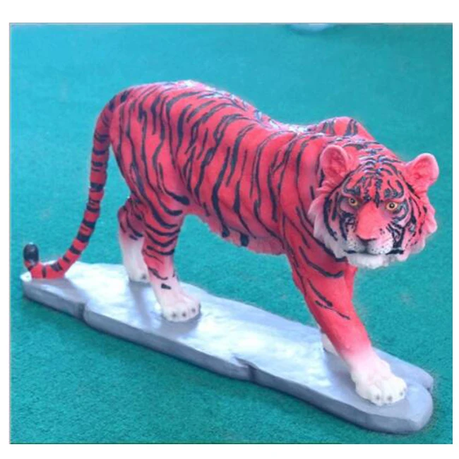 Tiger animal resin sculpture