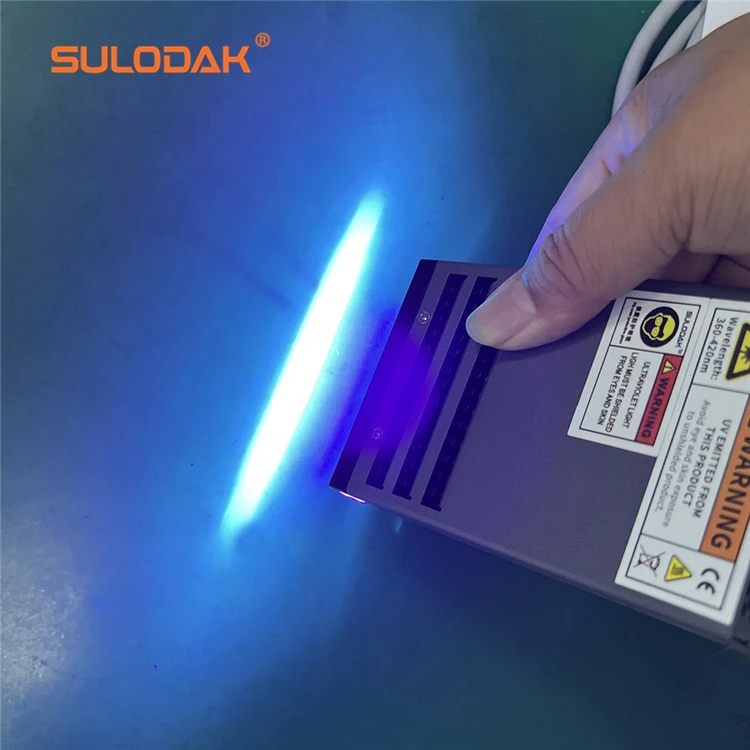 7510 Factory Price 395nm Mini Fan Cooling UV LED For Flatbed Printer for G5 G6 OCA Optical Glue