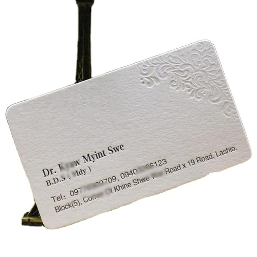customs business card printing service name card digital printing on demand