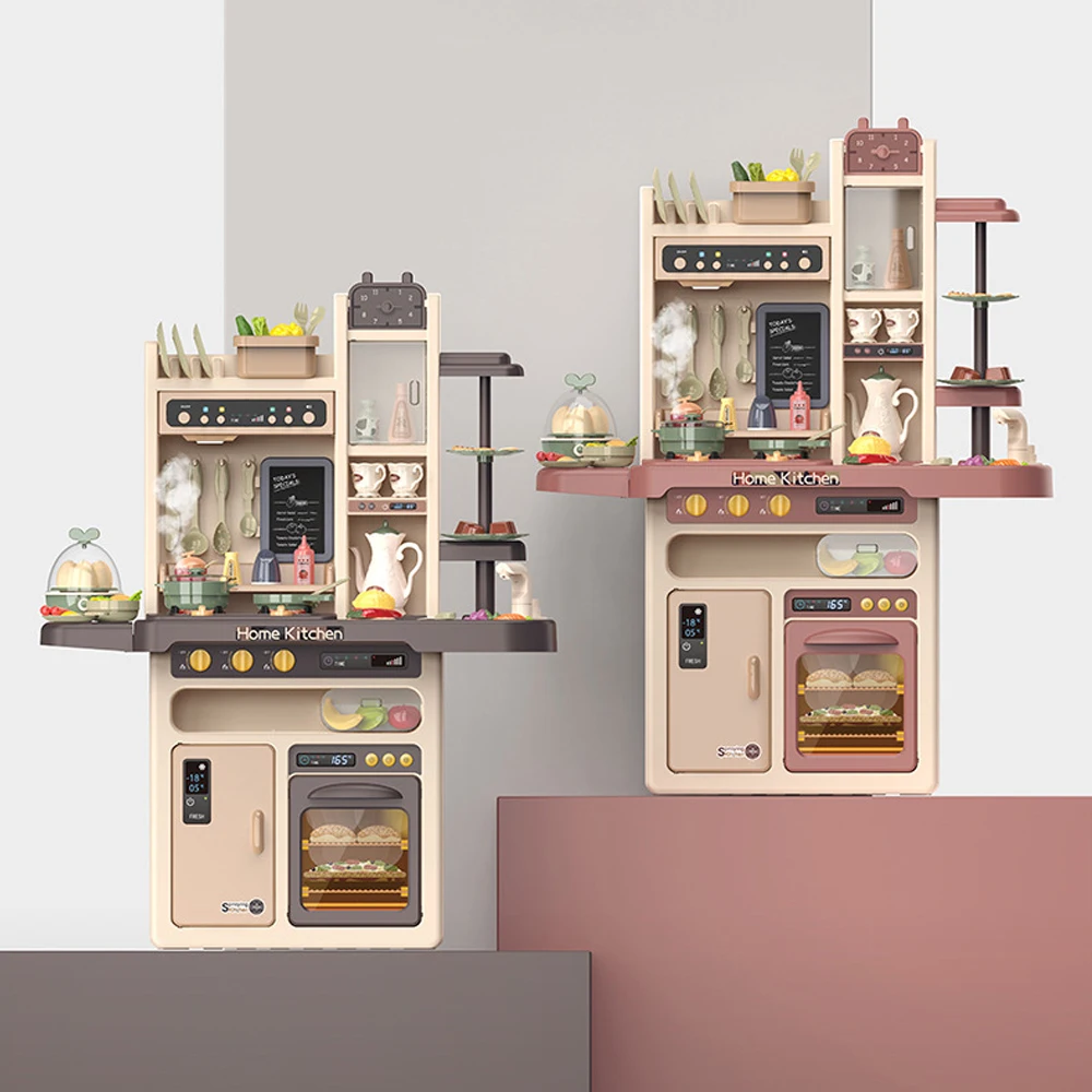 Funny Educational Toy Girl Play House Plastic Touch Kitchen Toy Play Set