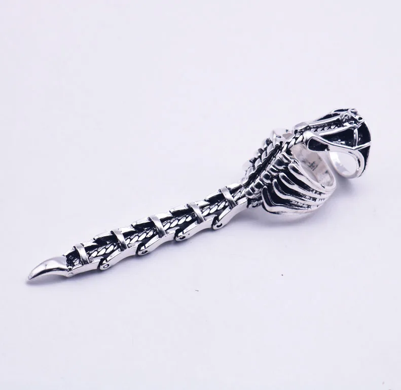 Hip Hop ring for men vintage jewelry personality Punk Neo-Gothic silver ring adjustable scorpion Cool Party Gift