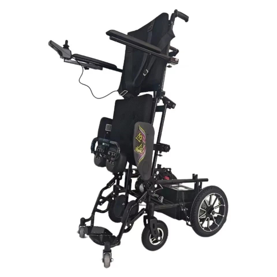 Electrical Power Equipment Medical Cheap Stand up and down 24v 500w brushless dc motor electric wheelchair for elderly