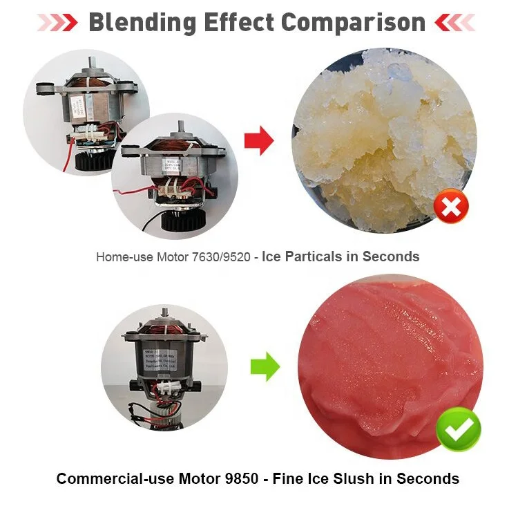 New Design Touch Panel Control Total Crushing Technology for Smoothies Ice and Frozen Fruit Not Easy to Burnt Commercial Blender