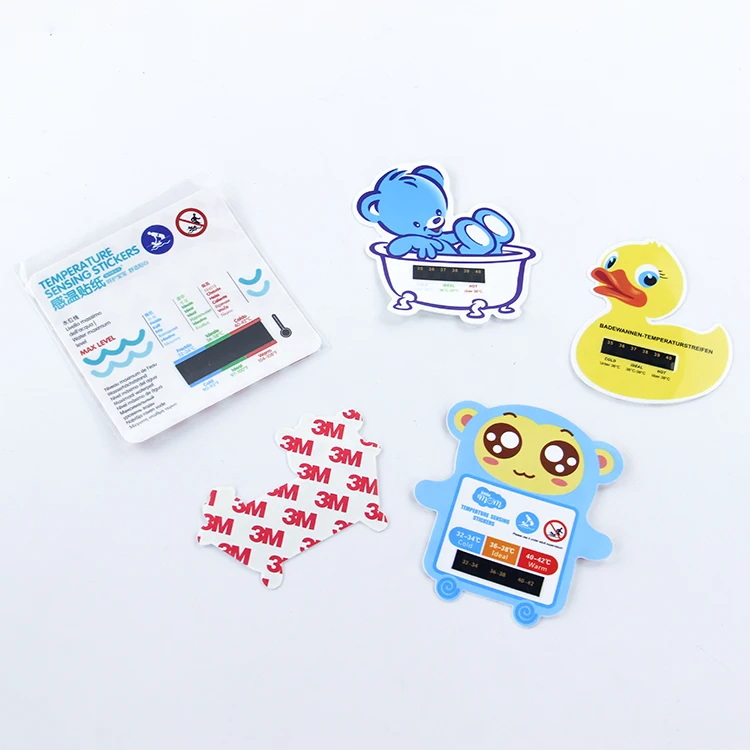 Многоразовые ЖК-пластиковые лоб лихорадка сканирования полосы самоклеющиеся термометр для взрослых детей