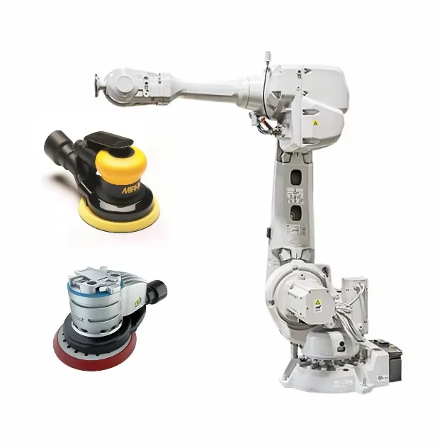 Industrial Robot  IRB 4600 20Kg Payload 2500MM Reach Robotic Arm Mainpulator With Robotic Arm Sander For Polishing Grinding