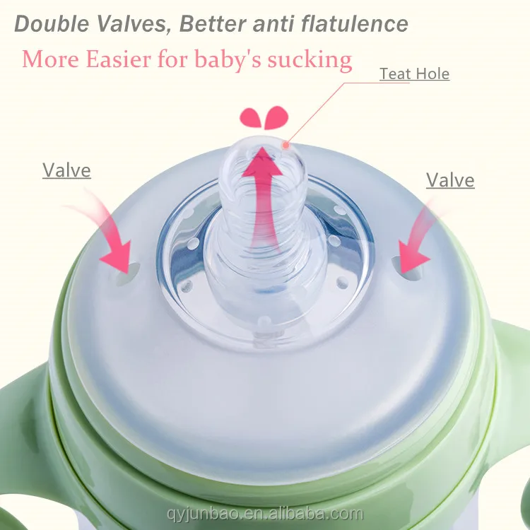 BPA Free Baby Feeding Bottles Food Grade Baby Breast Milk Bottle Manufacturer High Quality Silicone Baby Bottles