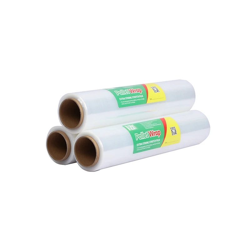 Supermarket Best Seller LLDPE Stretch Film Hand Wrap Roll Polyethylene Plastic Packing film Pallet Wrap