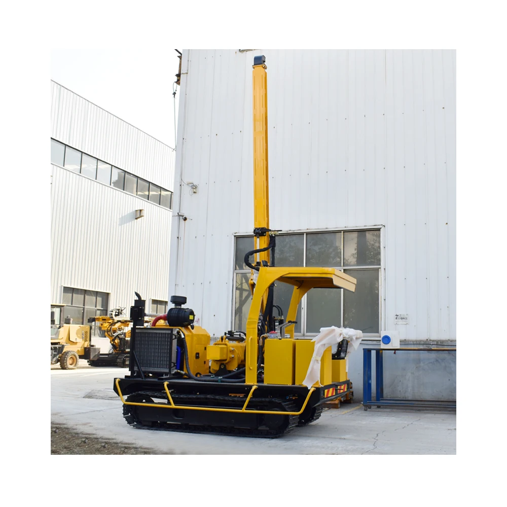 Helical Pole Attachments Tractor Hydraulic Pile Driver