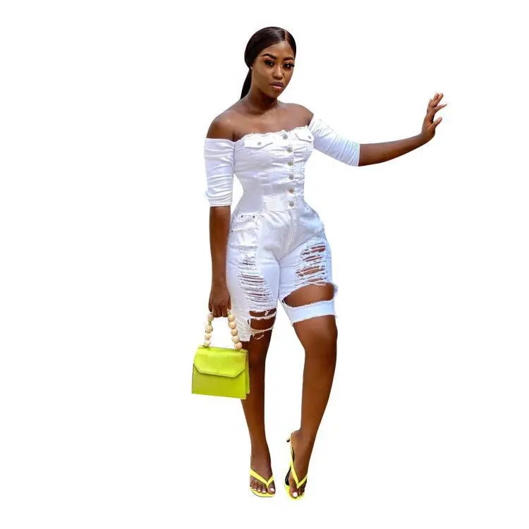 MT38-5138 новейший дизайн наиболее Модная Джинсовая рубашка на пуговицах для женщин комплект