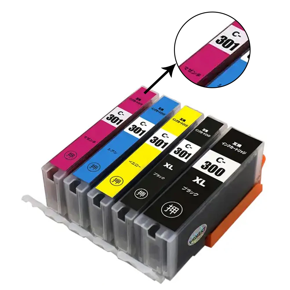 Newest BCI-301 M Premium Compatible Color Inkjet Ink Cartridge for Canon PIXUS TS7530 Printer