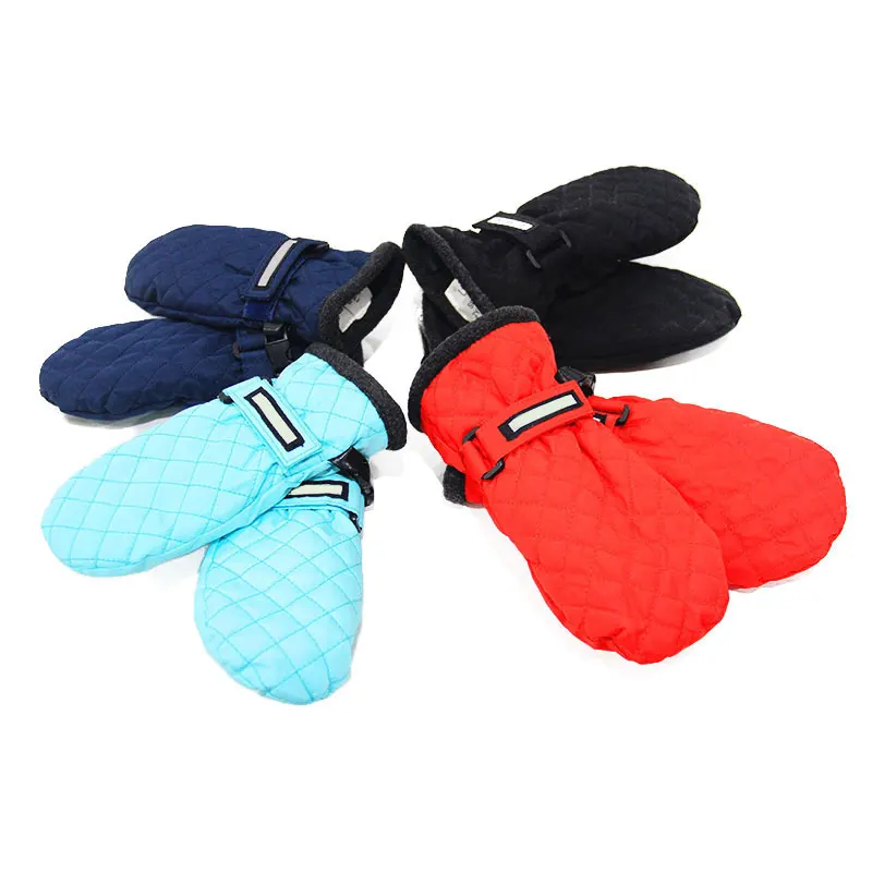 Customized high quality Waterproof thermal children Rich in color snowboard sports Winter Warm kids ski gloves mitt