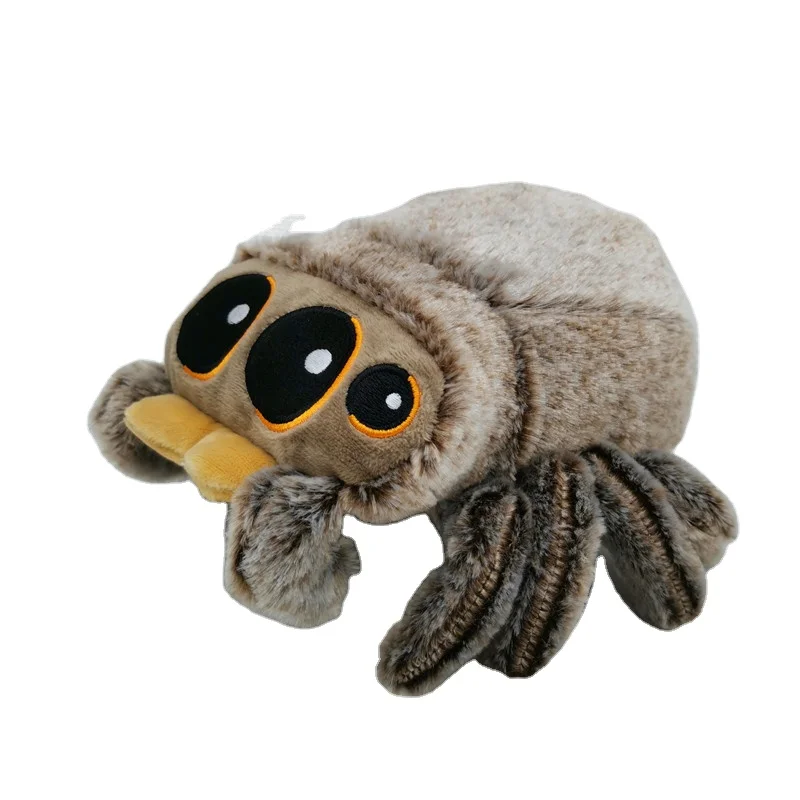 Black Spider Super Soft Cute Realistic Stuffed Cuddle Mini Doll Animals Toys for Kids