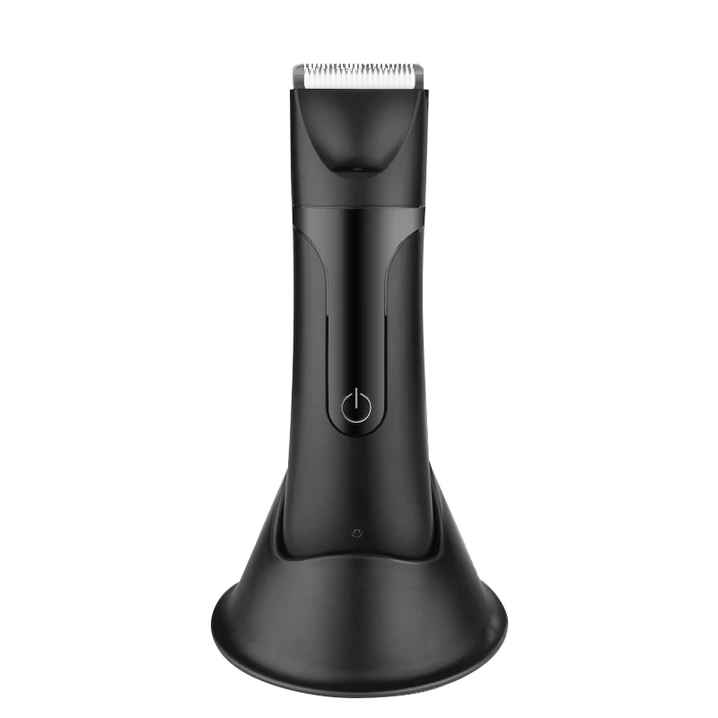 Newest Rechargeable High Speed Motor Waterproof Cordless Men Trimmer Professional Body Pubic Groin Hair Trimmer For Men