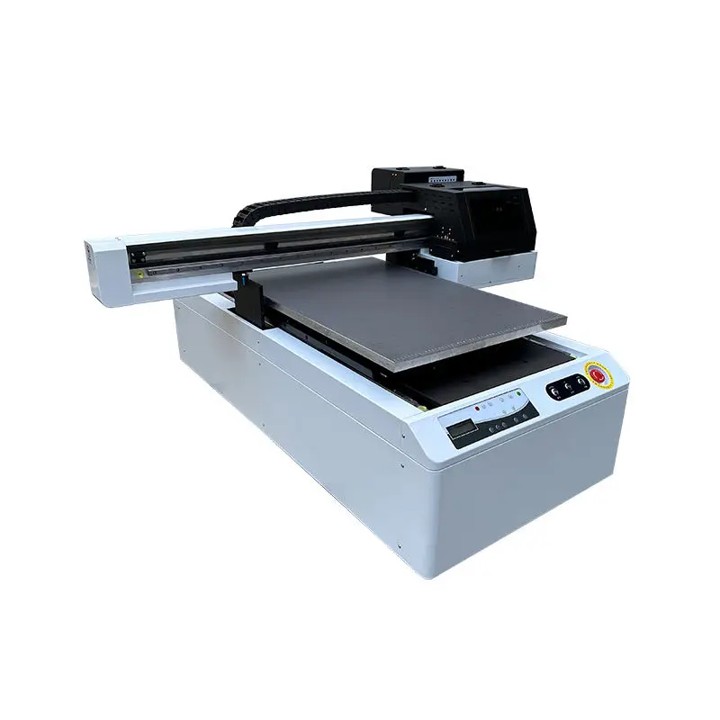 Hot sale 6090 UV flatbed printer A1 digital inkjet flatbed UV printer dual XP600 printheads glass bottle printing machine