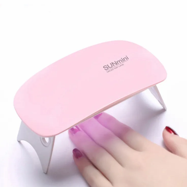 
Mini Mouse Manicure Machine USB Portable UV Nail Polish Drying Nail Machine Lamp LED Gel Fast Curing Plastic 6W 