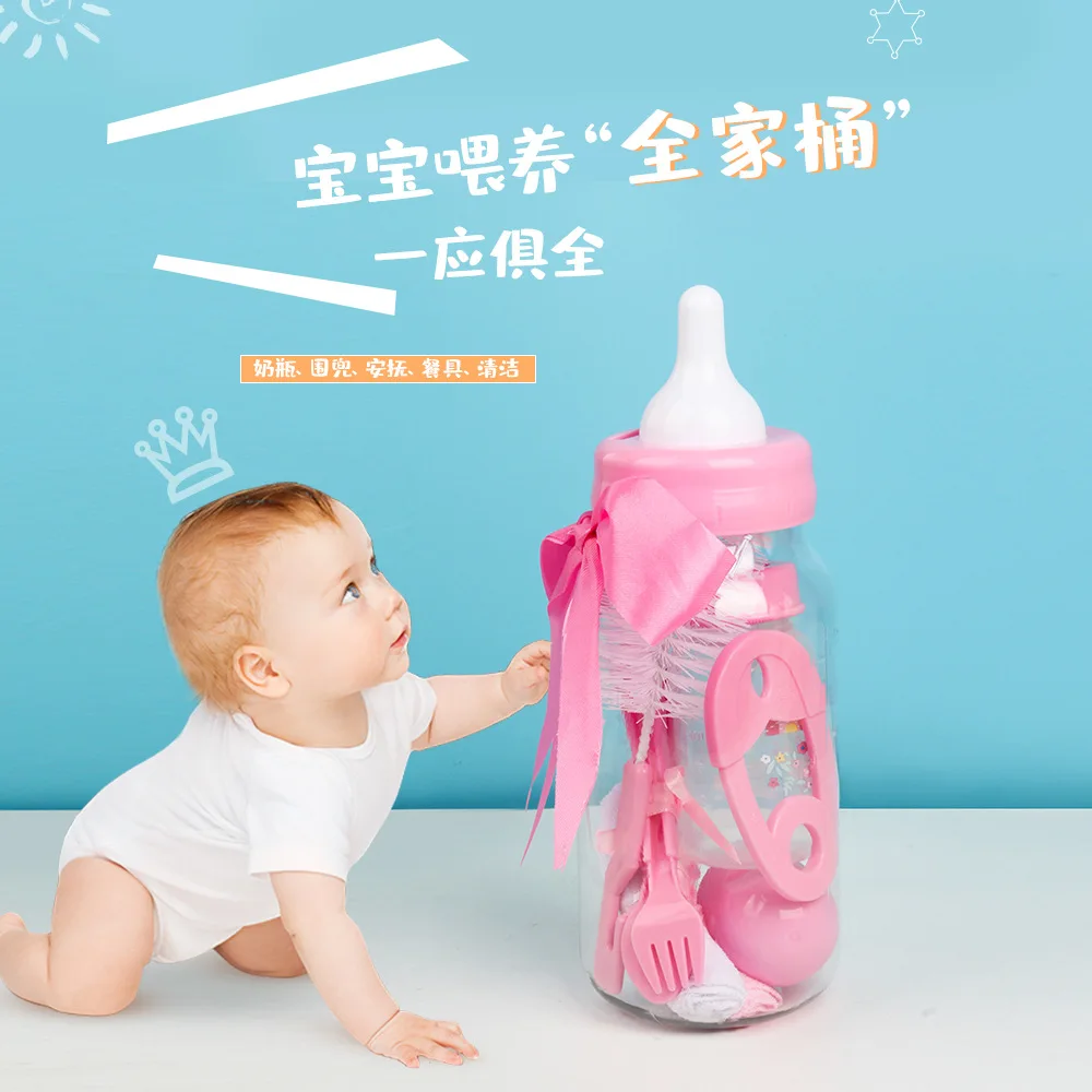 Baby standard caliber anti-colic PP bottle maternal and infant pacifier feeding set foreign trade wholesale 125ml/250ml
