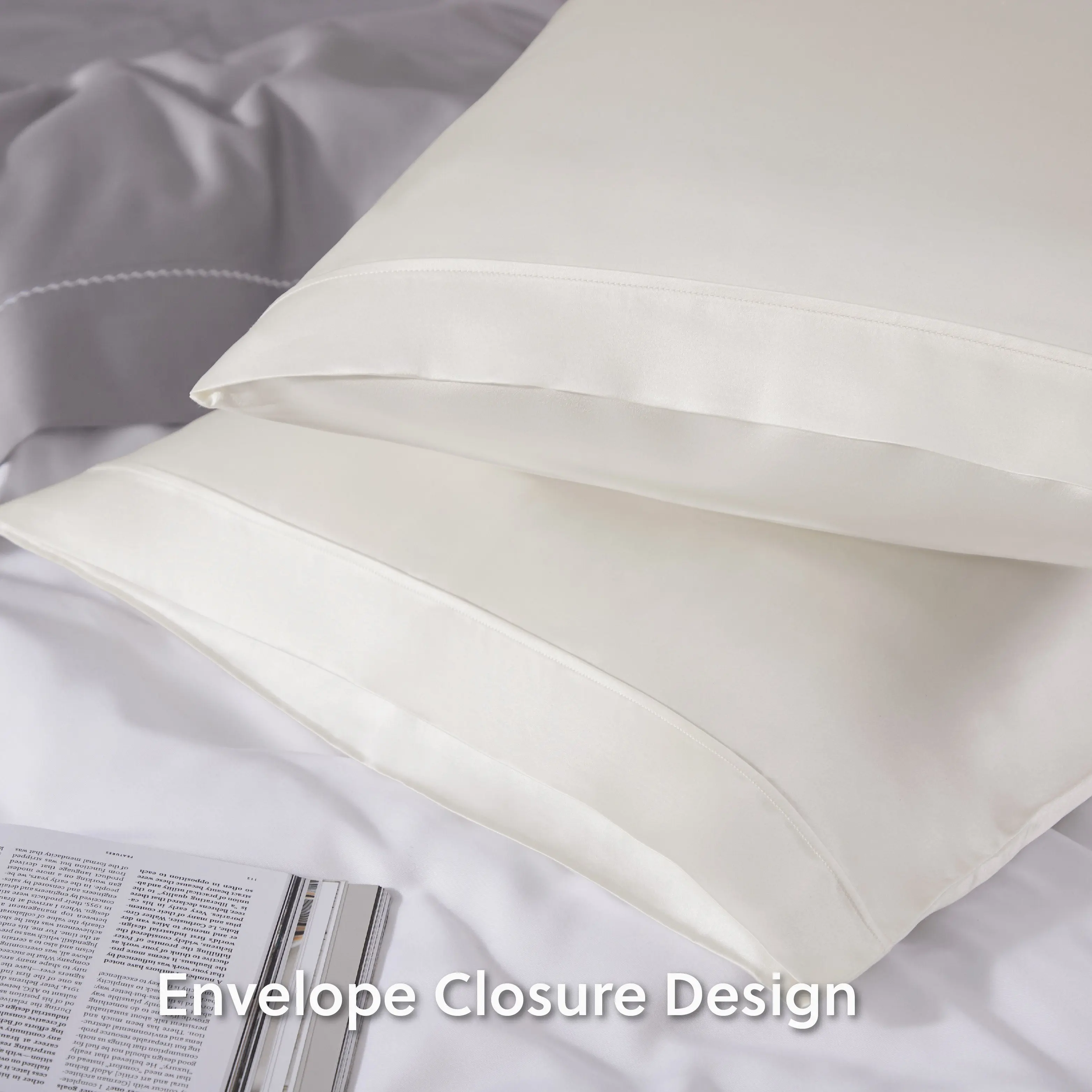 Custom Logo 100% Mulberry Silk Pillowcase and Sleep Eye Mask