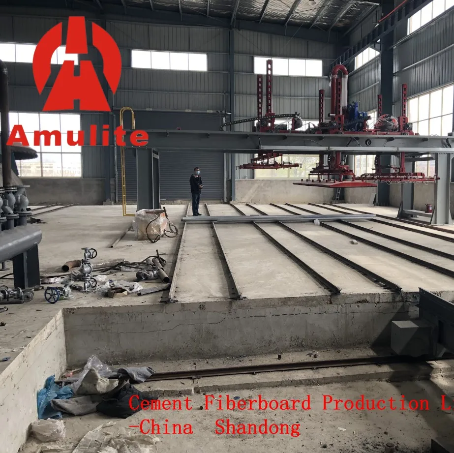 China Amulite Group Stacking Sandwich Panels Lamination Machine Calcium Silicate Fiber Cement Board Productions Making Machine