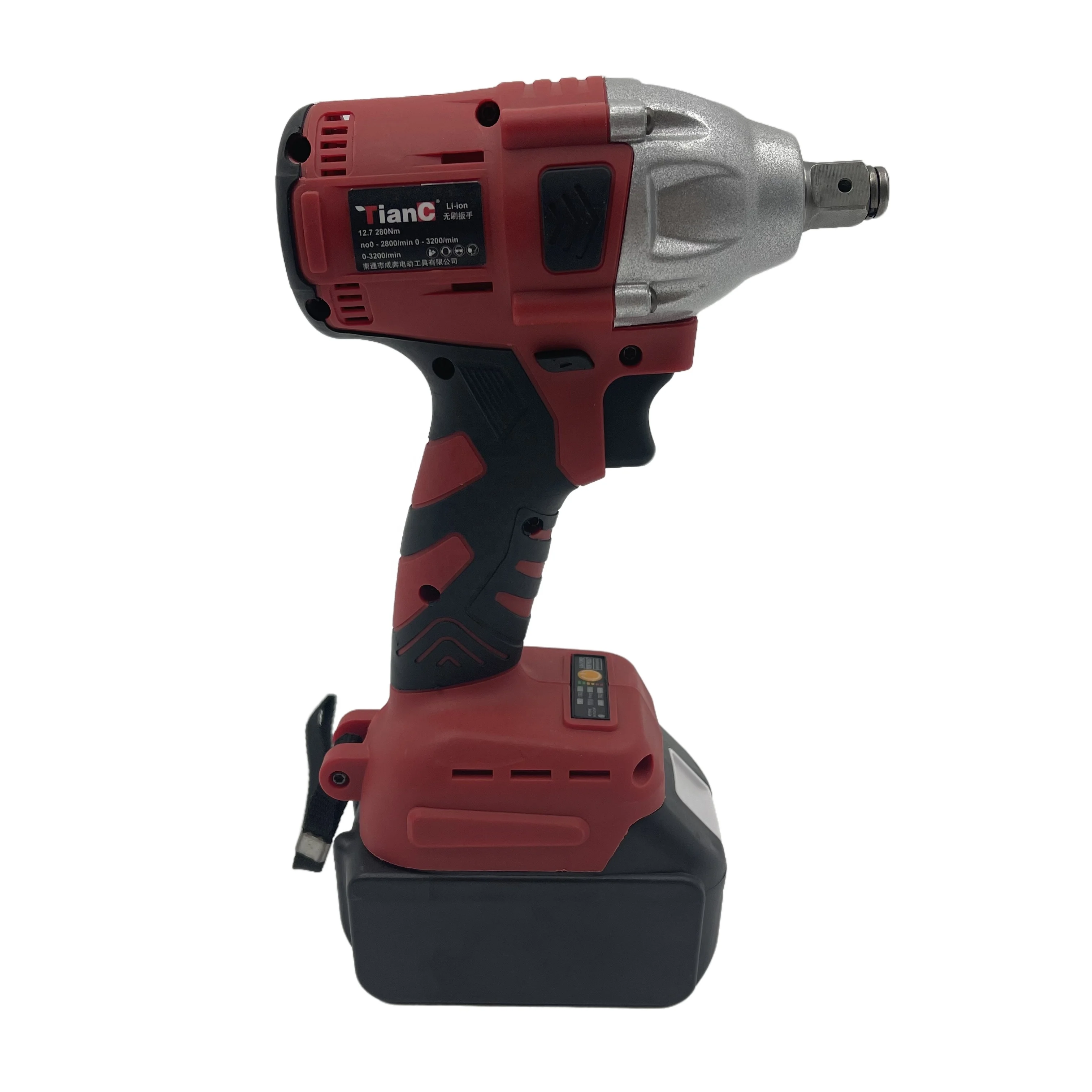 Long Working Time Cordless Impact Wrench Brushless Power Wrench Cordless Impact Portable Impact Wrench