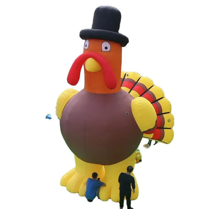 Giant 20ft Inflatable Turkey for Thanksgiving Decor EyeCatching Yard Decoration for Festive Celebrations