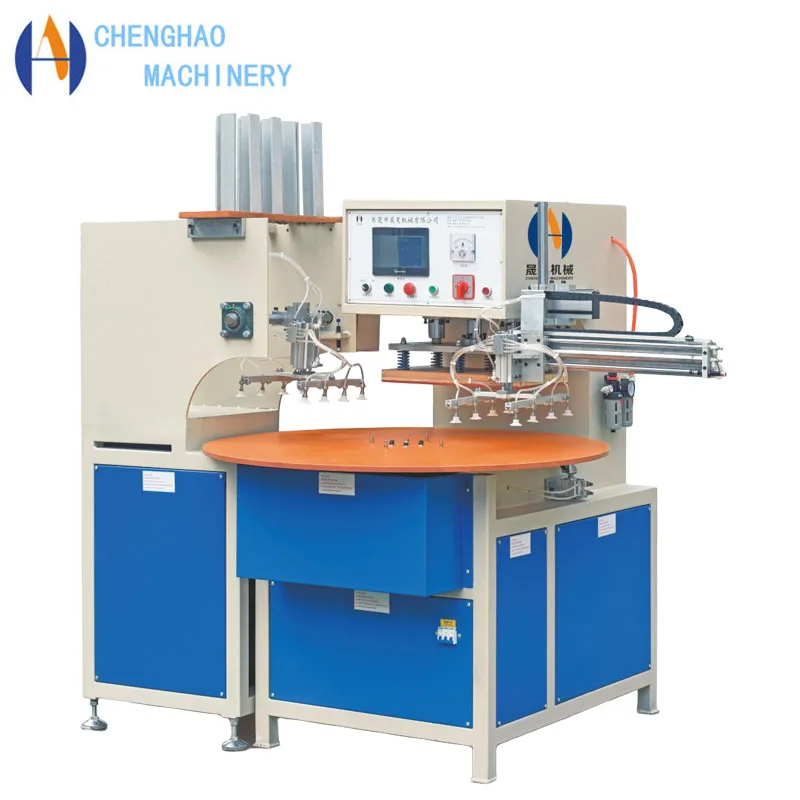 Four stations blister packing machine of automatic put paper card blister sealing machine