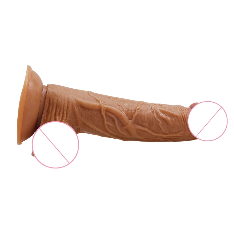 
8.46in Skin Feel Realistic Big Dildo Flexible Penis Dick with Suction Cup Adult Products Female Masturbation Sex Toys for women 