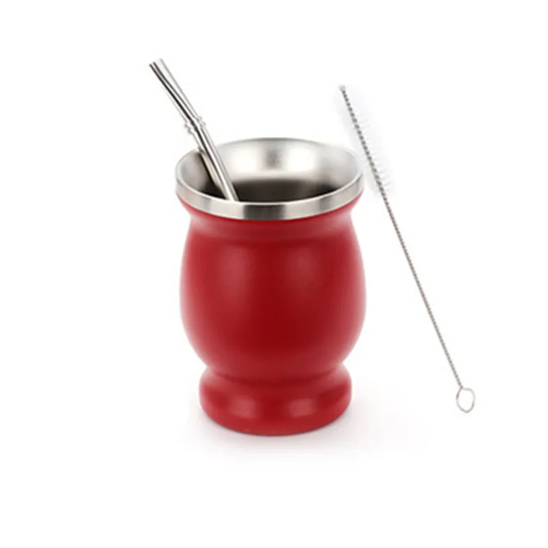 8oz Ma Dai Cup Cucurbit Shaped 304 Stainless Steel Large Belly Insulated Cup Double Layer Vacuum Insulated Cup Classic Design