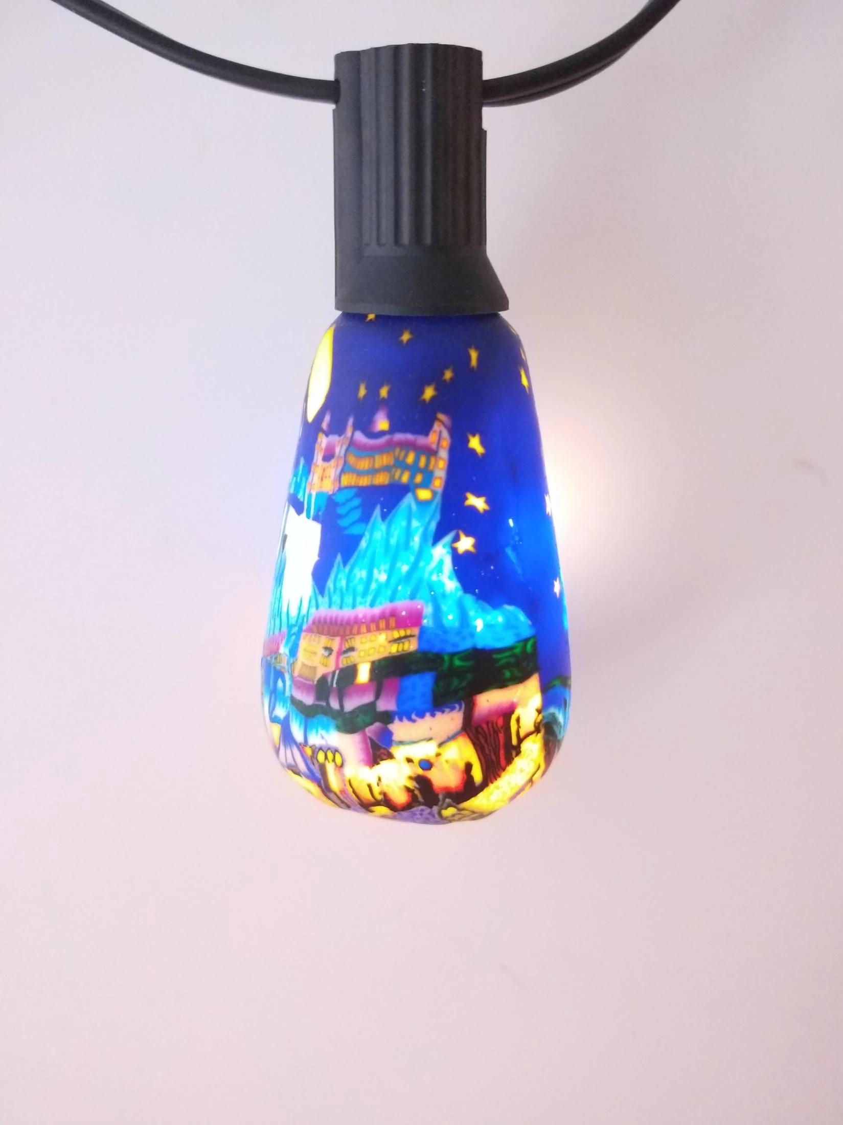 
Hot selling high quality Different kinds of stained glass lamp 