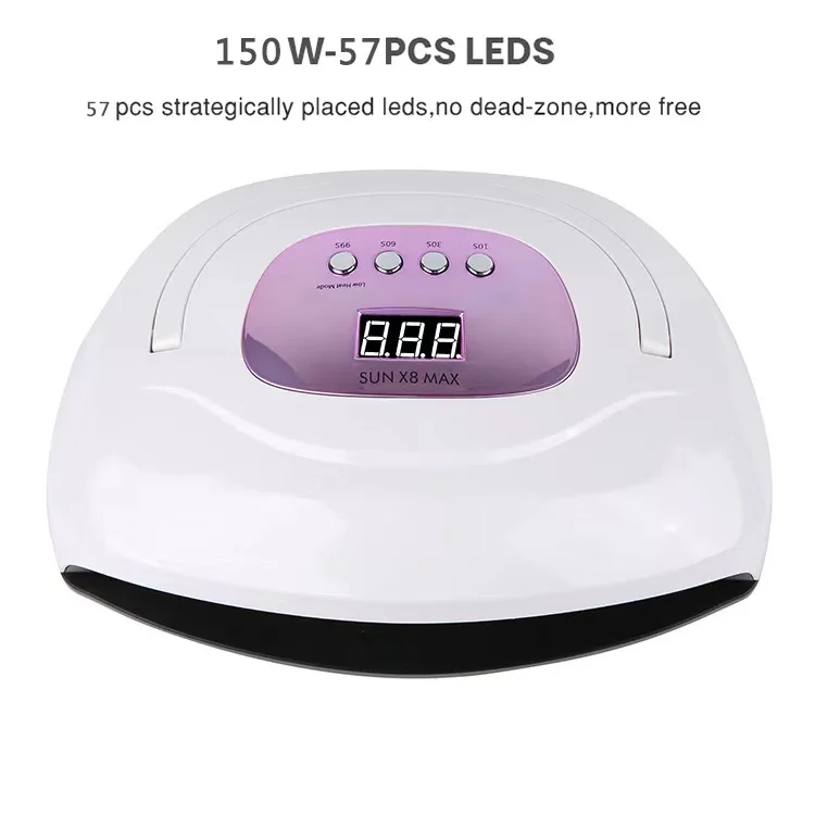 wholesale 150W faster curing led uv gel machine dryer nail polish rechargeable nail dryer with 4 timers