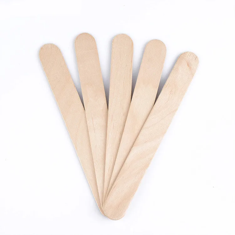 Wholesale 15cm hair removal wax tool hair removal wax facialmask applicator wax stick wooden stick