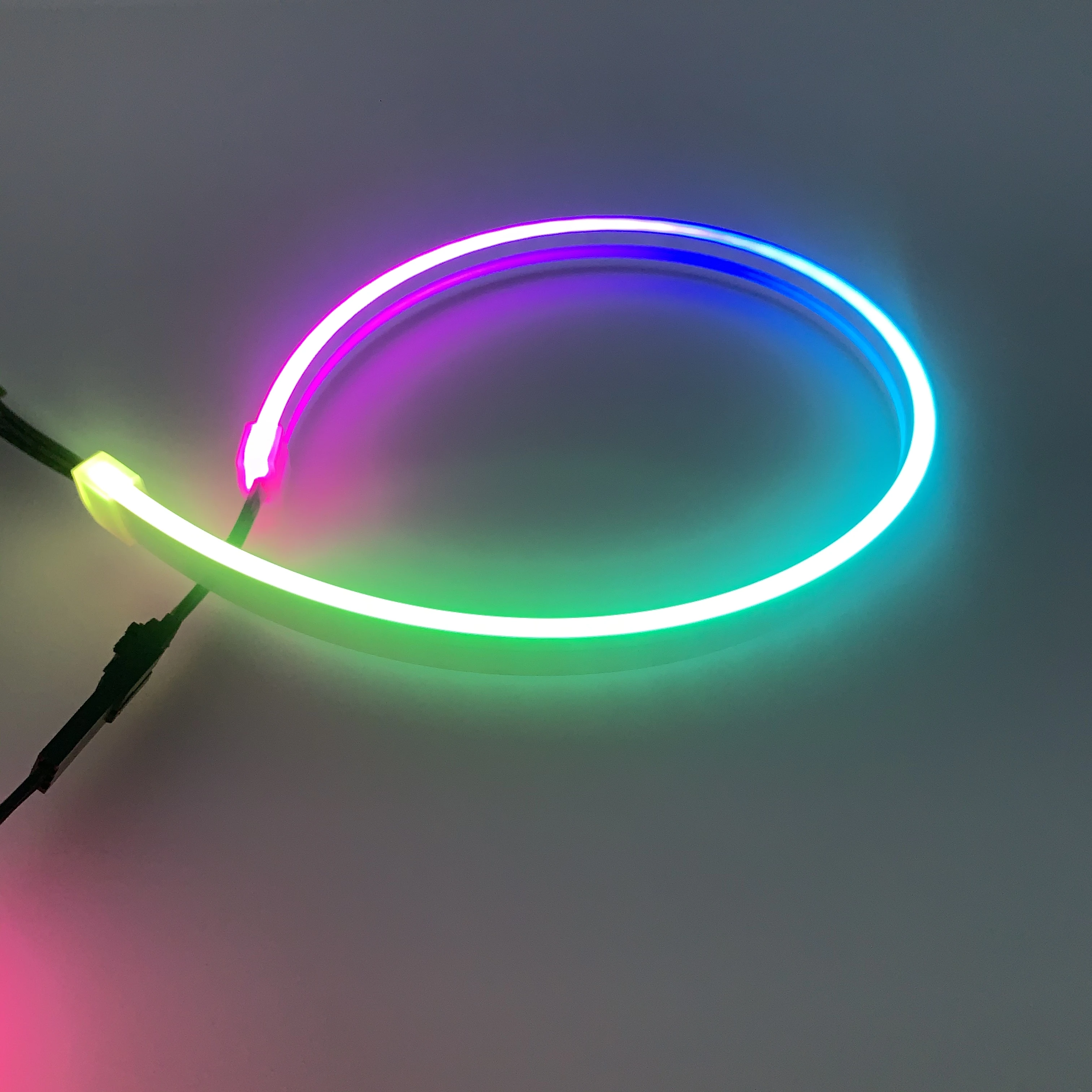 04*10mm Addressable ARGB WS2812 PC gaming computer case 40cmx2 keyboard led neon strip