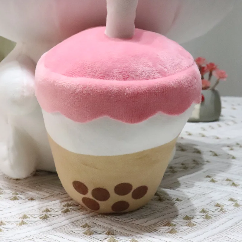 2022 New Cute Soft Boba Cup Plush Toy Kawaii Cat Boba Tea Plush
