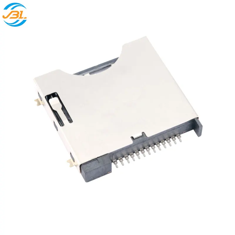 SD Card connector CF card PUSHPUSH self primping TYPE-A connector direct sale with positioning post