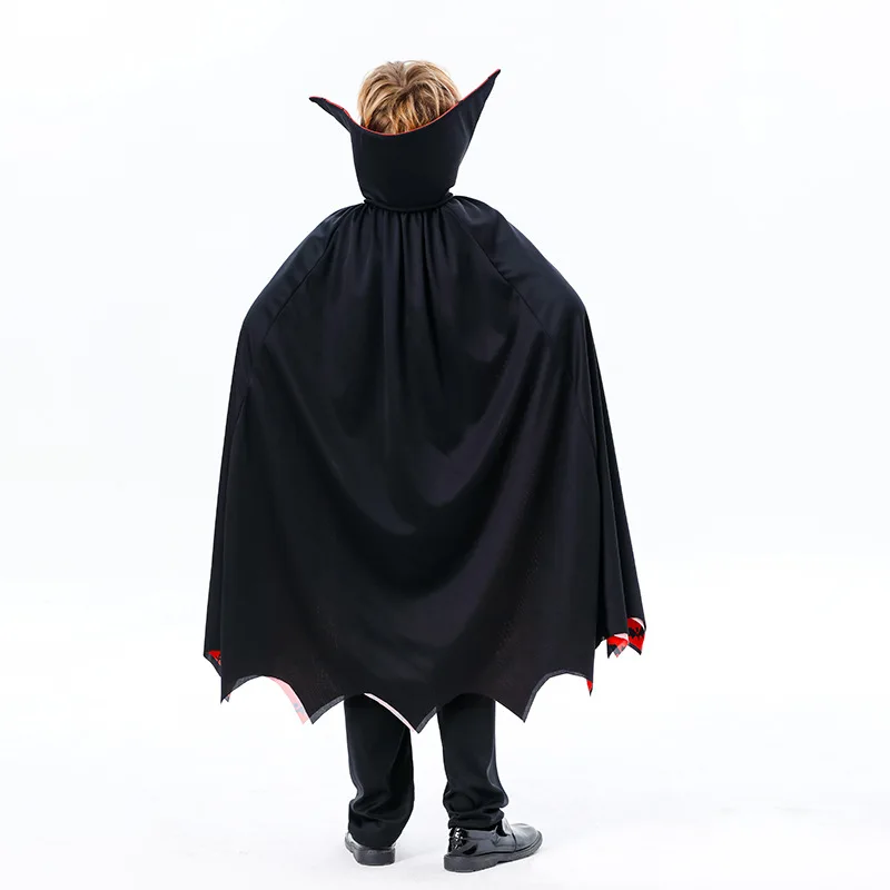 Cool Vampire Count Design Halloween Kids Clothes Children Cosplay Clothing Made from 100% Polyester