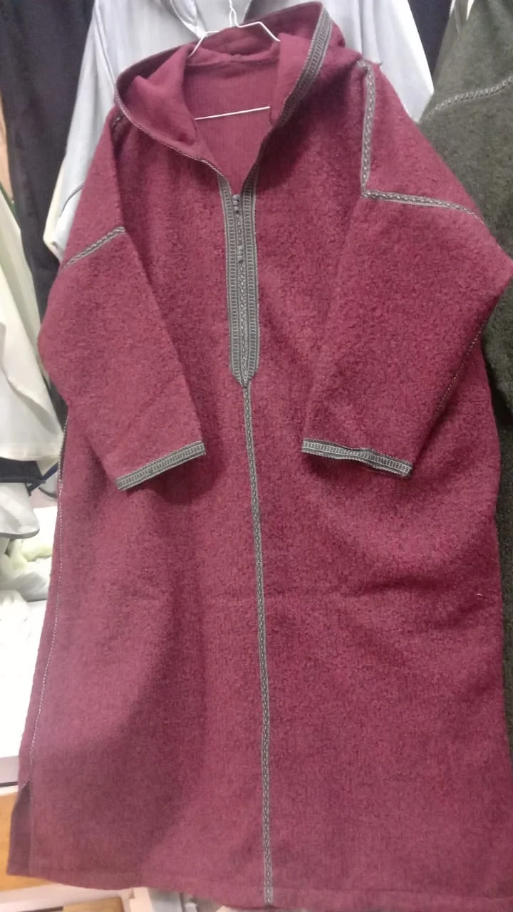 Биядина традиционная Марокканская джеллаба аль-хаббас ручной работы для зимы | Джеллаба с капюшоном Новая коллекция мужчин оптом