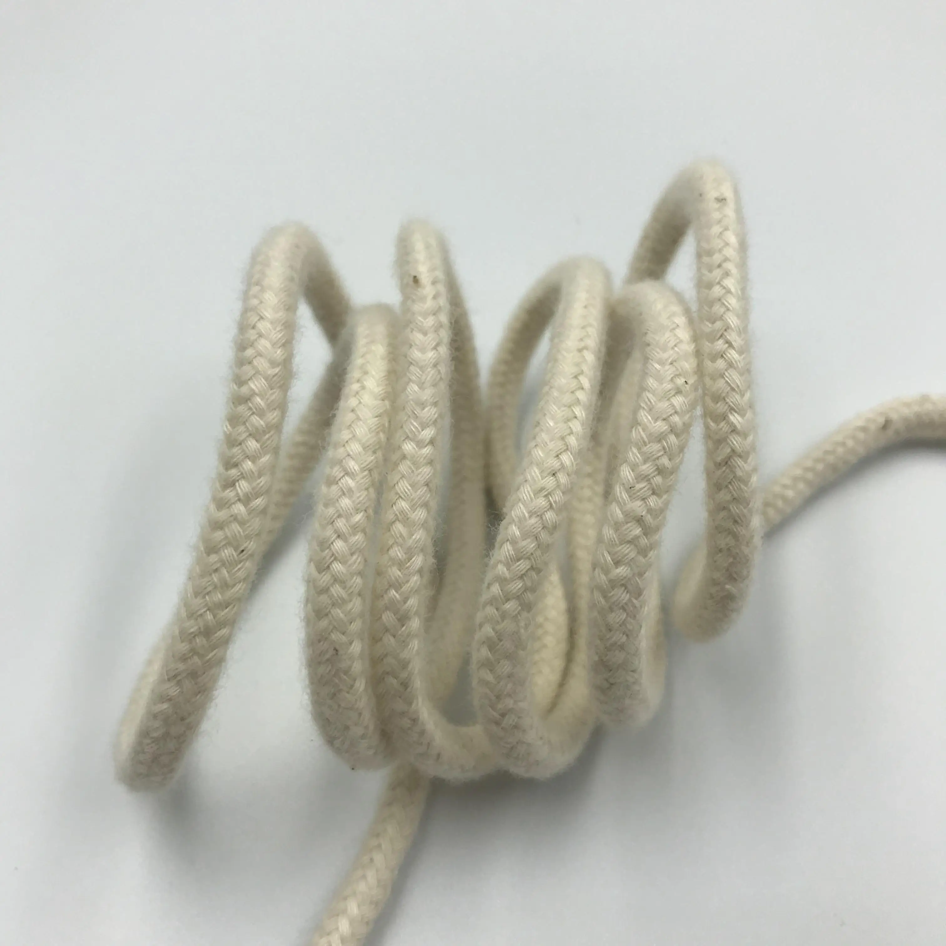 1.5 to 10mm Braided Cotton Cords Custom Color