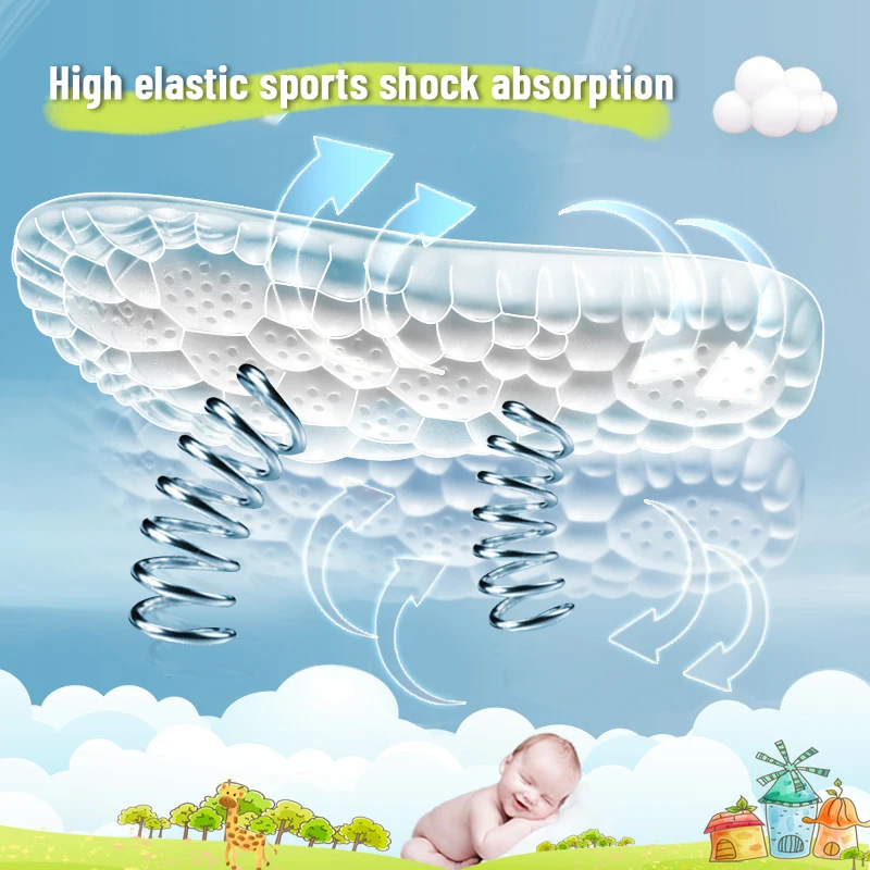 5D Sports Insole Eva Foam orthotic shoe inserts Kids Flat Feet and Arch Support Insoles for sneaker shoes