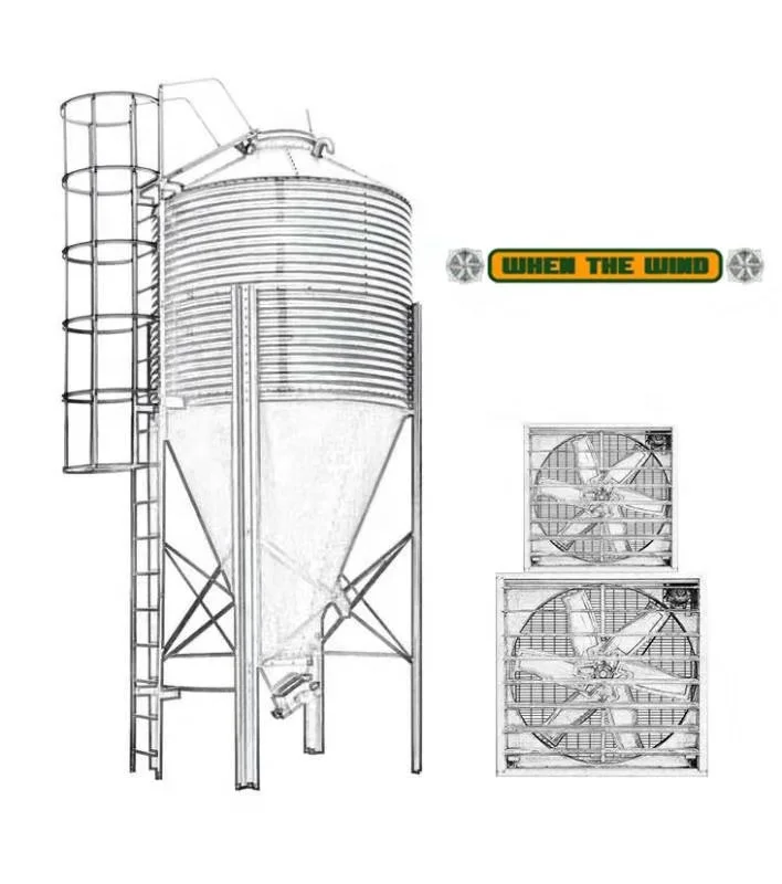 
 Оцинкованный материал для кормления птицефермы, силос 10 тонн, 14 тонн, 17 тонн  