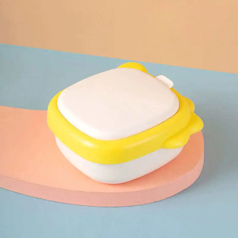 Travel Baby Food Storage Container Cute Colorful Baby Bowl Eating Training Portable Complementary Food Box