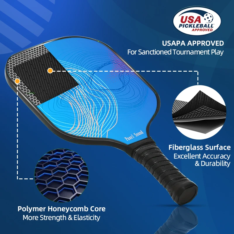 Best price racket glass fiber pickleball custom logo amazon pickleball paddle carbon fiber pickleball paddle