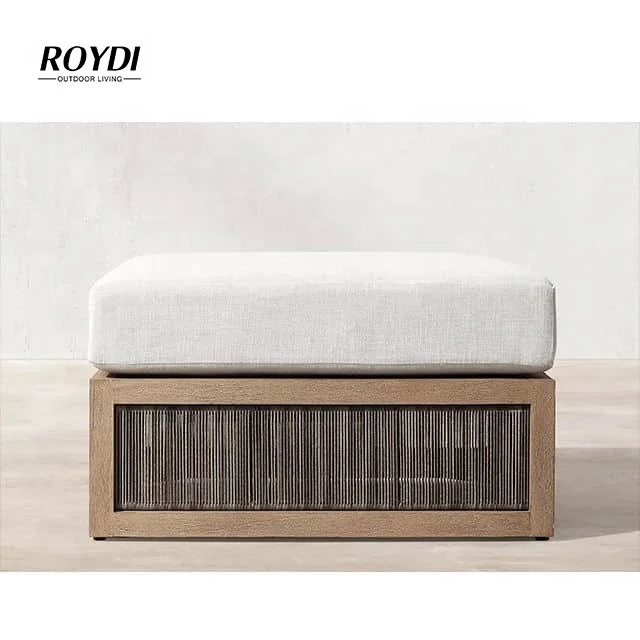Roydi Teak мебель Тиковая обувь табурет для смены обуви диван-кровать пуфик уличная подставка ног